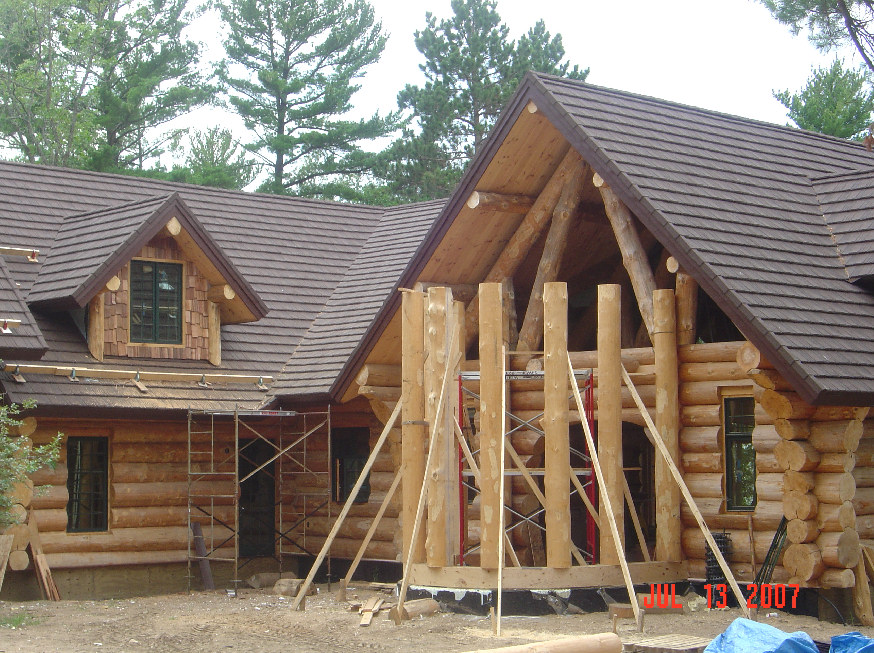 Heim Log Homes Current Log Construction Bemidji MN