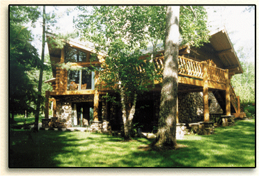 Handcrafted Log Home